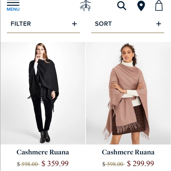 Brooks Brothers Camel Cashmere Ruana - Picture 5 of 5